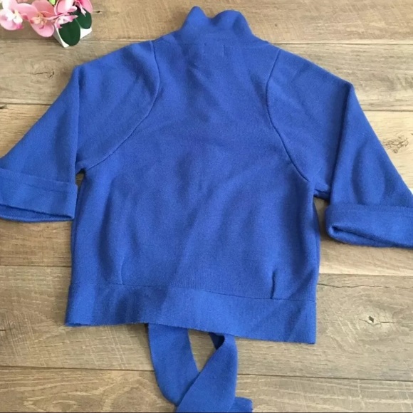 Plenty Tracy Reese button blazer blue jacket small - Picture 4 of 6